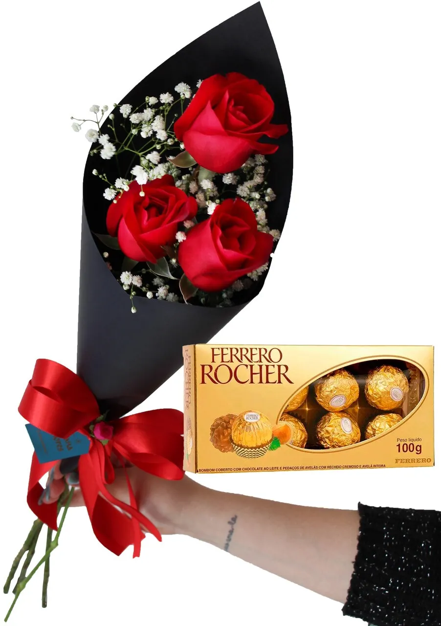 3 Rosas Chocolates